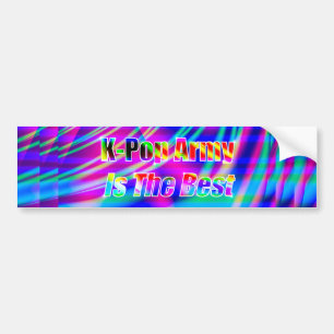 K-Pop Army Art Bumper Sticker