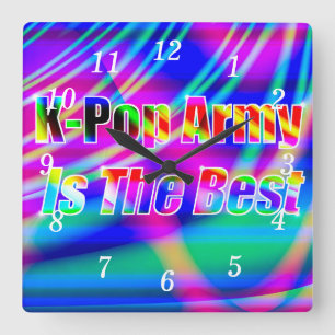 K-Pop Art Wall Clock