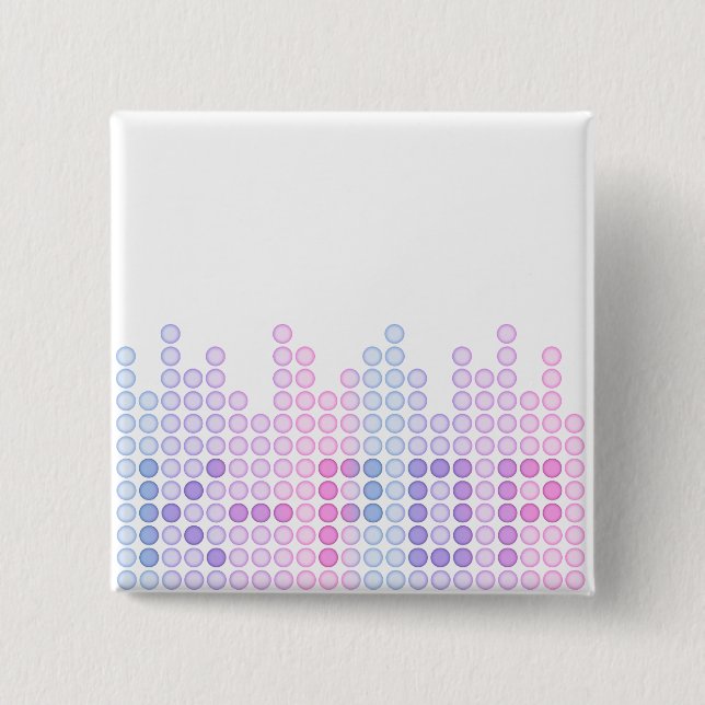 K-Pop Beats 15 Cm Square Badge (Front)