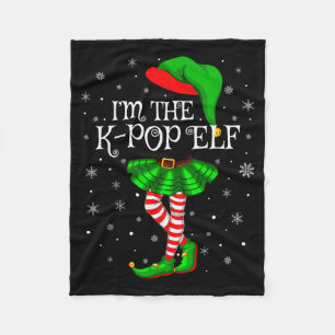 K-pop Elf Christmas Family Group Women Girls Xmas  Fleece Blanket