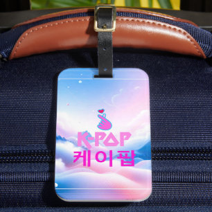 K-Pop Finger Heart: Show Your Love Luggage Tag