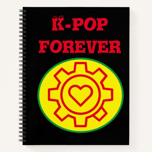 k-pop forever notebook (Front)