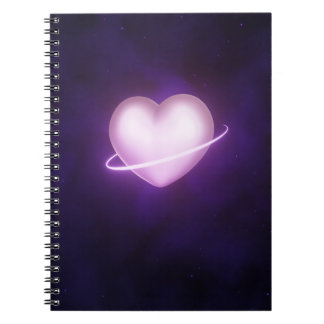 K-Pop Galaxy Heart Notebook