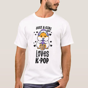 K Pop Gifts For Teens Girl Kawaii Kpop Hamster Bub T-Shirt