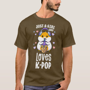 K Pop Gifts For Teens Girl Kawaii KPop Hamster T-Shirt