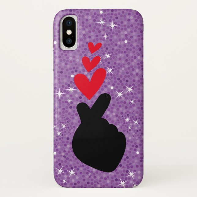 K-Pop | Idol Finger Heart ❤ Love Symbol Phone Case (Back)