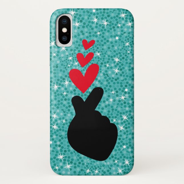 K-Pop | Idol Finger Heart ❤ Love Symbol Phone Case (Back)