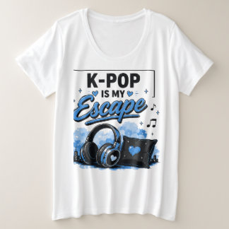 K-POP Is My Escape Headphones Graphic Tee