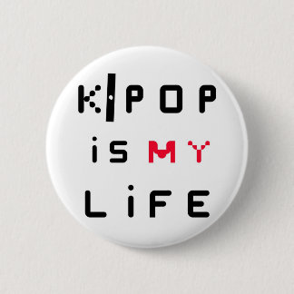 K-POP is my life 6 Cm Round Badge