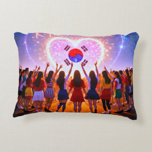 K-pop Is My Life Etched Across the Galaxy Decorative Cushion