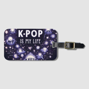 K-pop Is My Life Floating Among the Stars Luggage Tag