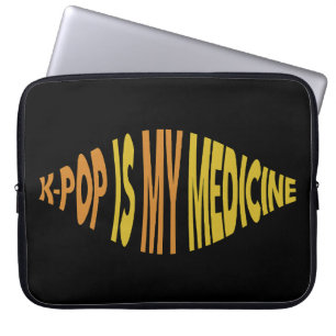 K-Pop Is My Medicine Laptop Sleeve 15-inch