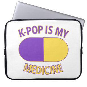 K-Pop Is My Medicine Laptop Sleeve 15-inch