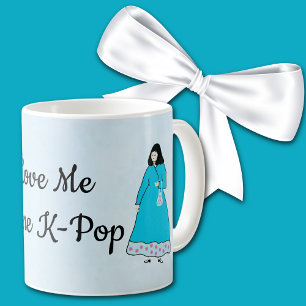 K-pop Korean Girl in Hanbok Coffee Mug