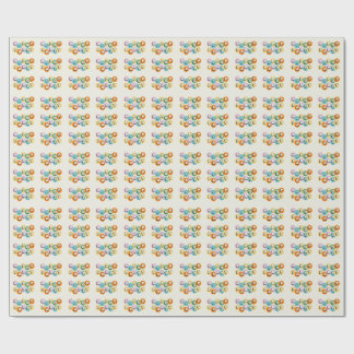 K-pop korean pop music theme birthday party wrapping paper