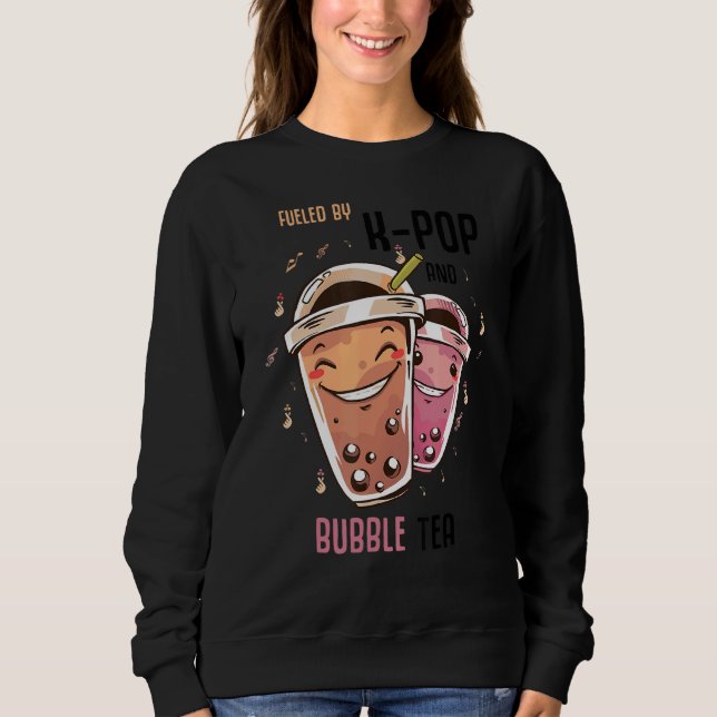 K Pop   Kpop Bubble Tea 1 Sweatshirt (Front)