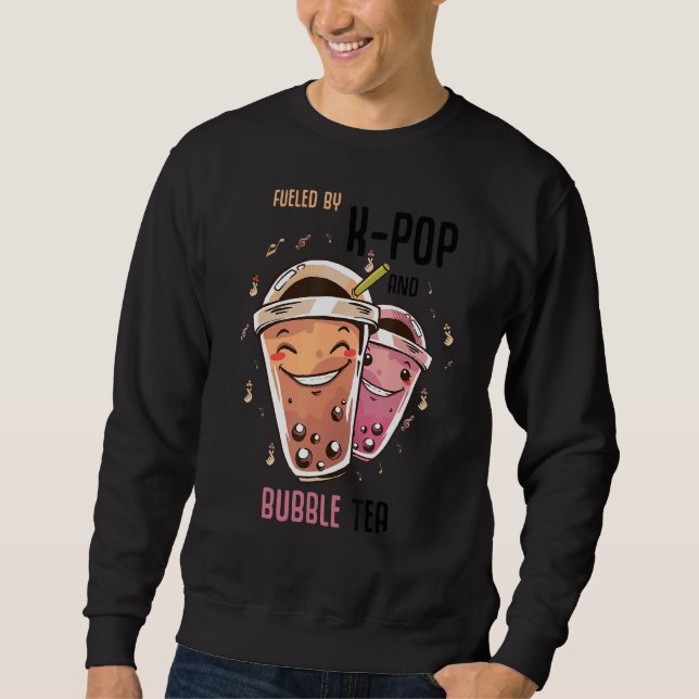 K Pop   Kpop Bubble Tea 1 Sweatshirt (Front)