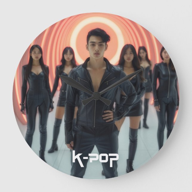 K-POP LARGE CLOCK (Front)