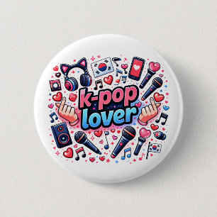 K-Pop Lover 6 Cm Round Badge