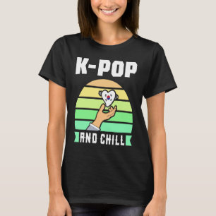 K Pop Music and Chill South Korea Panda Music Seou T-Shirt
