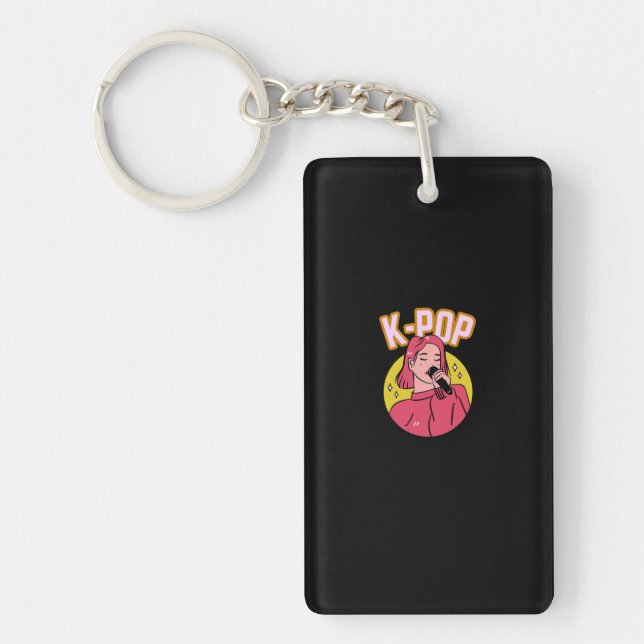 K-Pop Music Key Ring (Front)