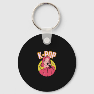 K-Pop Music Key Ring