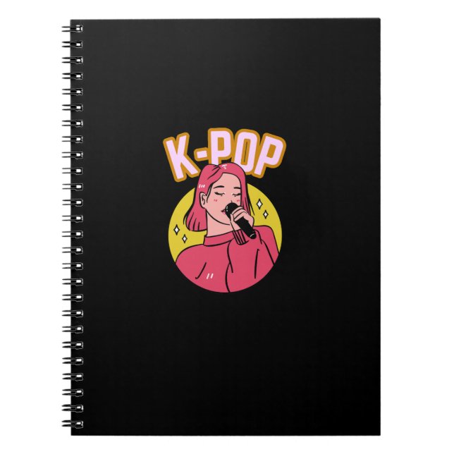 K-Pop Music Notebook (Front)