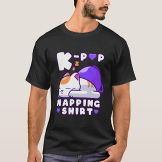 K-Pop Music Sleeping Cat K-Pop Napping T-Shirt