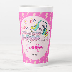 K-Pop Music Star Korean Theme Birthday Girl Gift Latte Mug