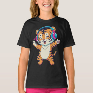 K-pop Music Tiger Dancing T-Shirt