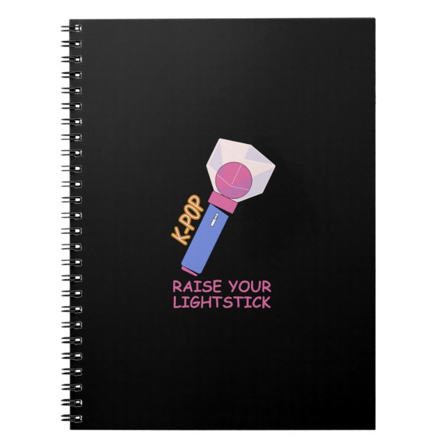 K-POP Raise your lightstick Notebook (Front)