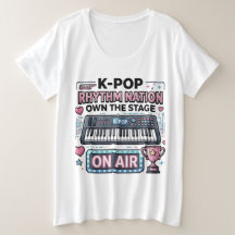 K-POP Rhythm Nation Own The Stage Graphic Tee