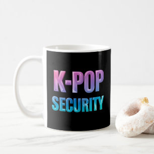 K-Pop Security Korean Pop Music Concert Coffee Mug