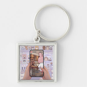 K-Pop Stray Pig Rabbit Live Robe Fandom Joke Key Ring