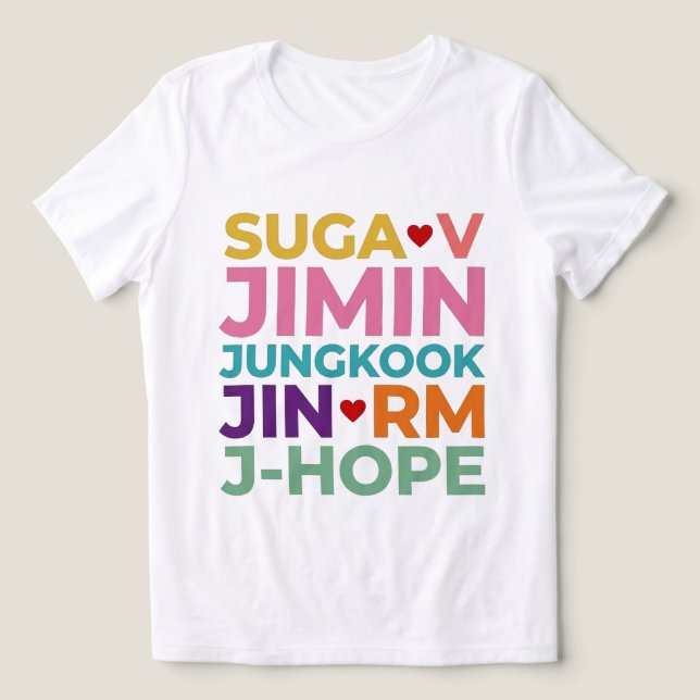 K-POP Tri-Blend SHIRT (Design Front)