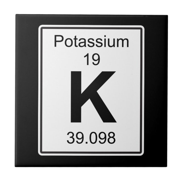 K - Potassium Tile (Front)
