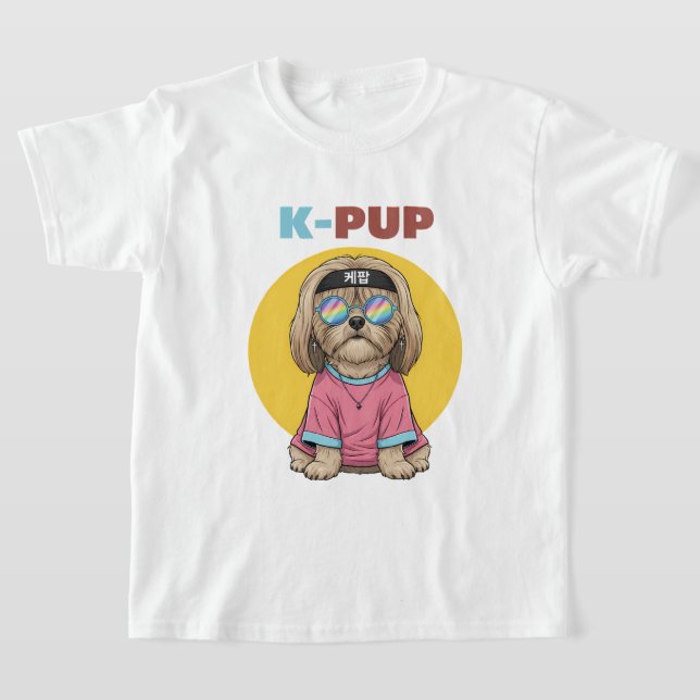 k pup dog T-Shirt (Laydown)