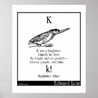 K was a kingfisher