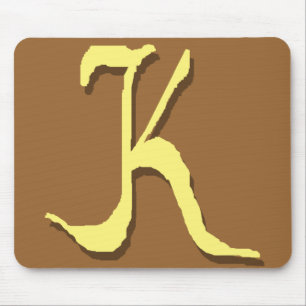 K (Yellow) Mousepad