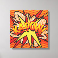 KA-POW Fun Modern Comic Book Pop Art