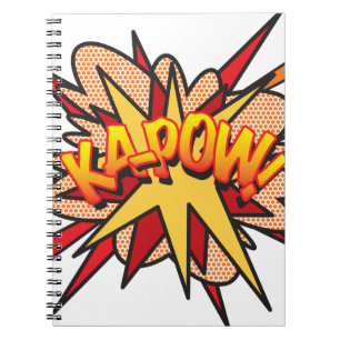 KA-POW Fun Retro Comic Book Pop Art