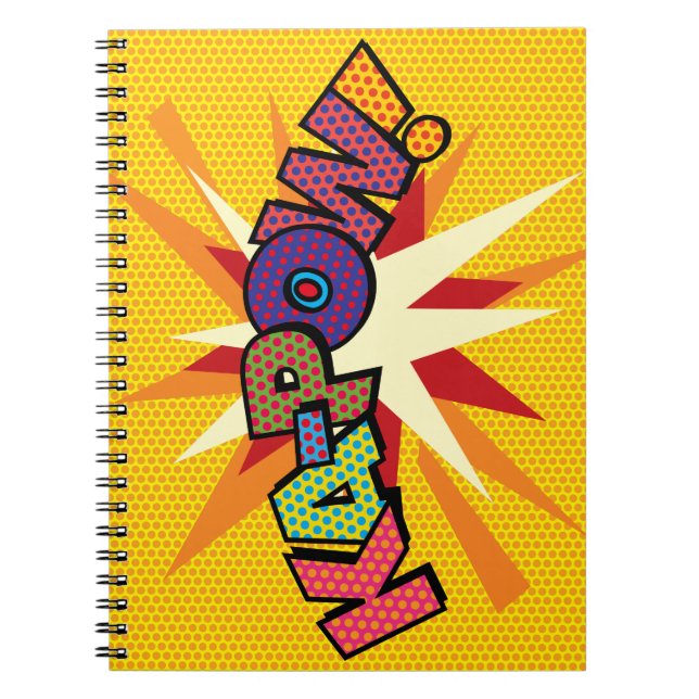KA-POW Fun Retro Comic Book Pop Art (Front)