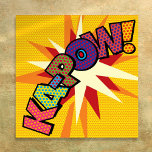 KA-POW Fun Retro Comic Book Pop Art Poster<br><div class="desc">A fun,  cool and trendy retro comic book pop art-inspired design that puts the wham,  zap,  pow into your day. The perfect gift for superheroes,  your friends,  family or as a treat to yourself. Designed by Thisisnotme©</div>