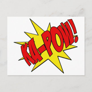 ka-pow postcard