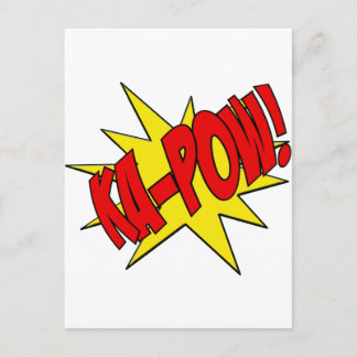 ka-pow postcard