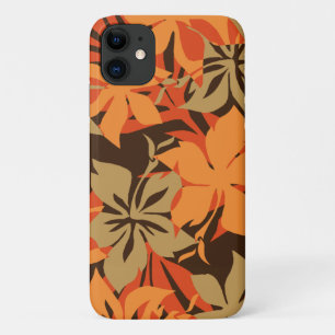 Kaanapali Camo Hawaiian Hibiscus Orange Case-Mate iPhone Case