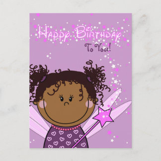 kaart - happy birthday - engeltje postcard