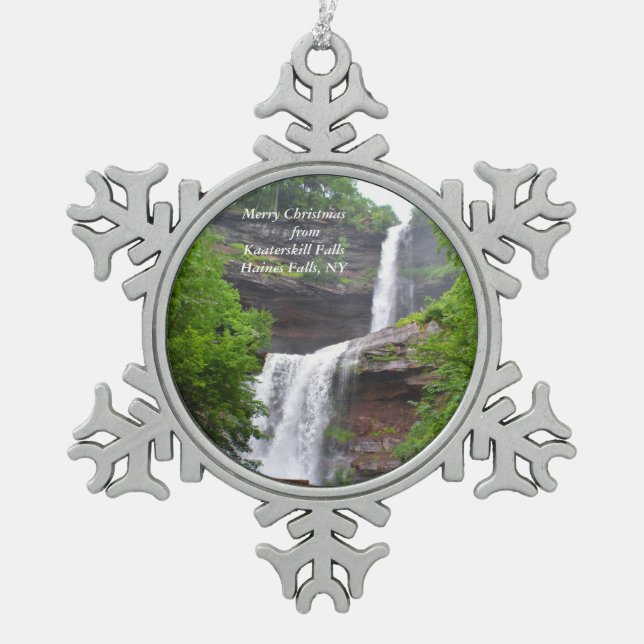 Kaaterskill Falls Christmas ornament (Front)