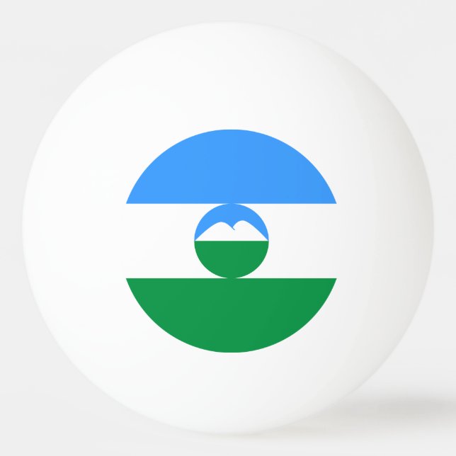 Kabardino Balkaria Flag Ping Pong Ball (Front)