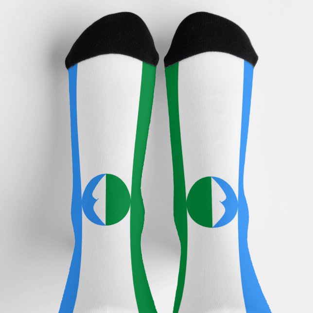 Kabardino Balkaria Flag Socks (Top)
